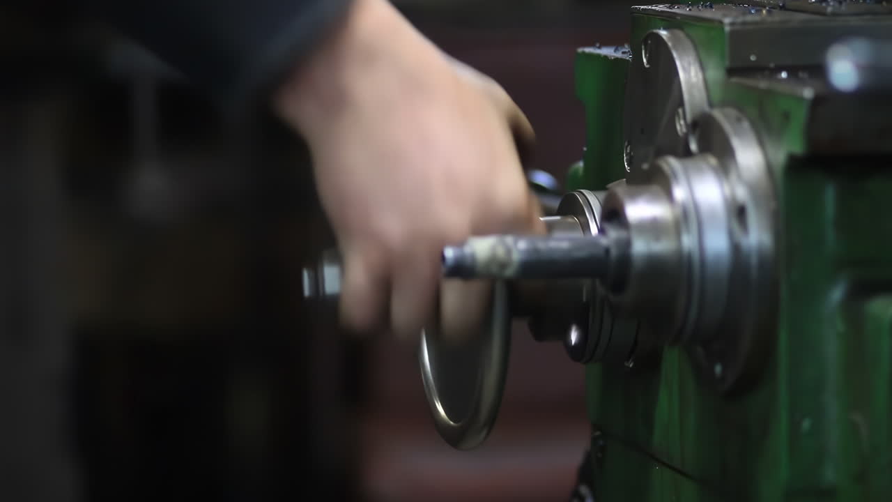 Engineering technician or Repairman Steel factory staff worker wearing industrial uniforms work ironwork in a heavy industry machine