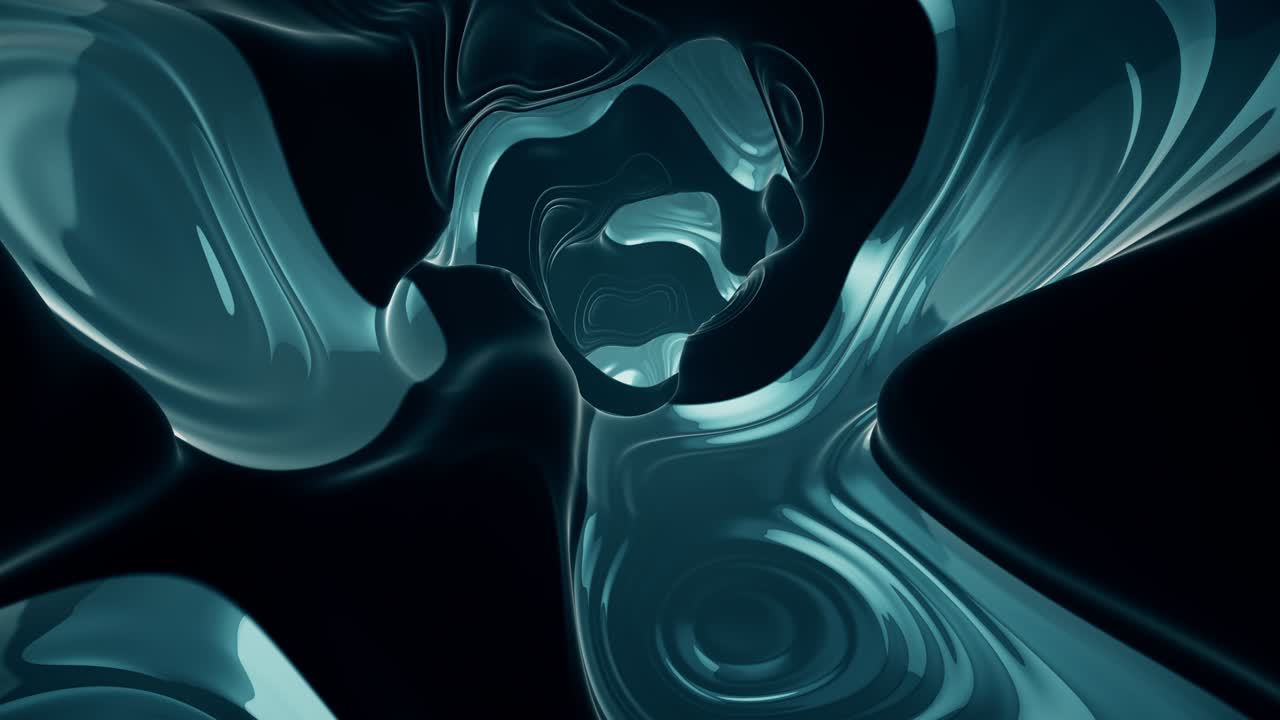 Sci-Fi tunnel, science fiction 3D abstract animation