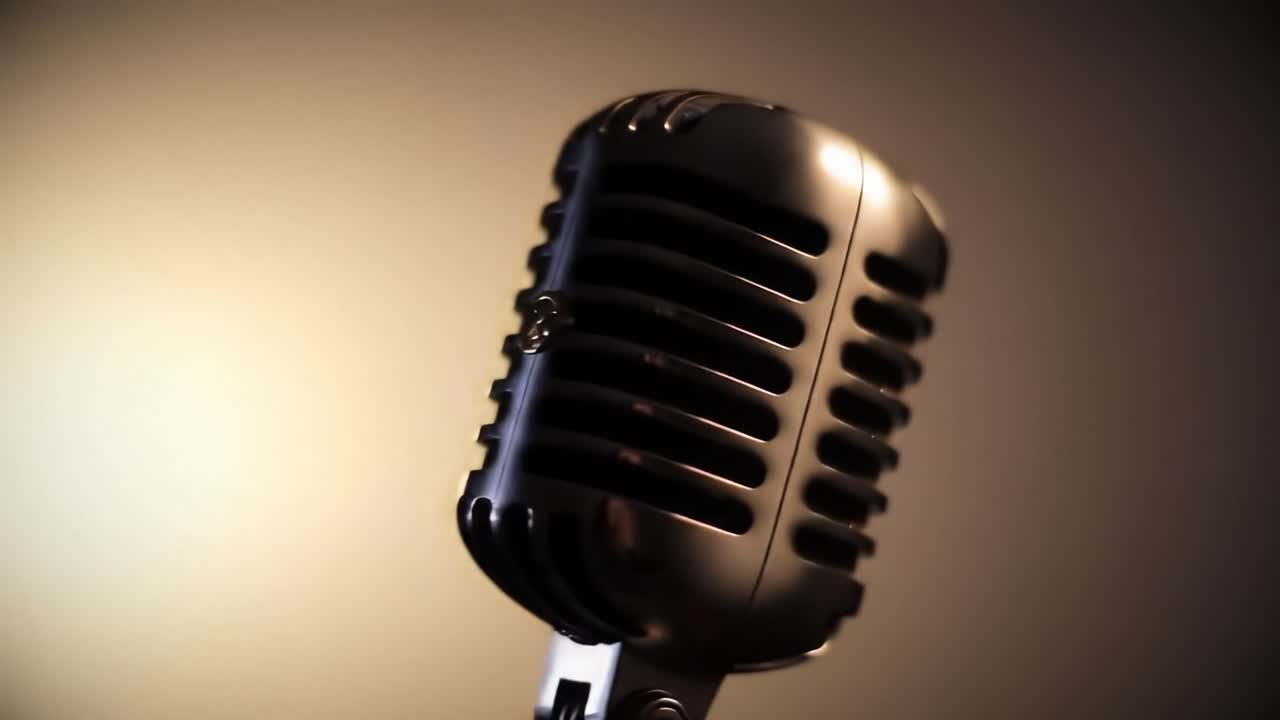 micrófono de época