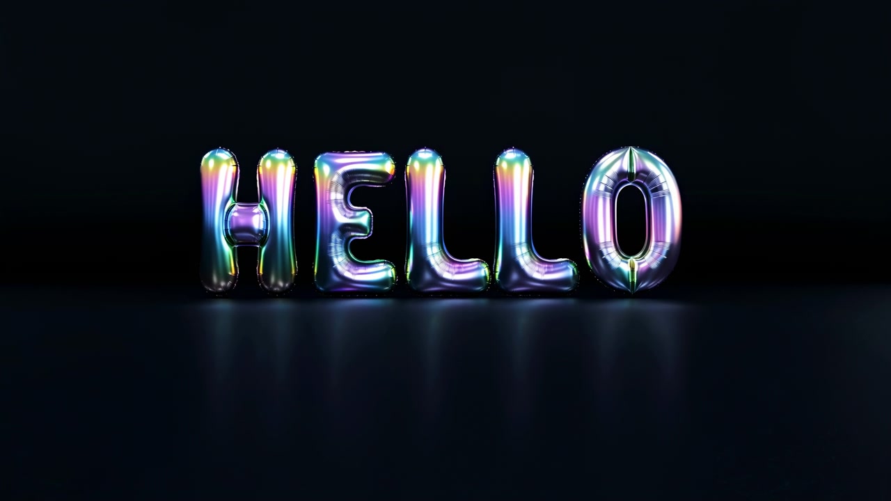 A neutral digital display featuring clean text with black and white colors, set against a gray background with blue accents, presented in a commercial setting with a frontal viewpoint.