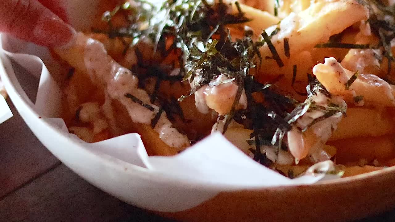 Deliciously seasoned fries