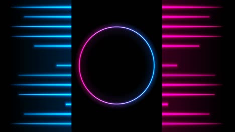 sci-fi retro laser neon fundo de movimento abstrato