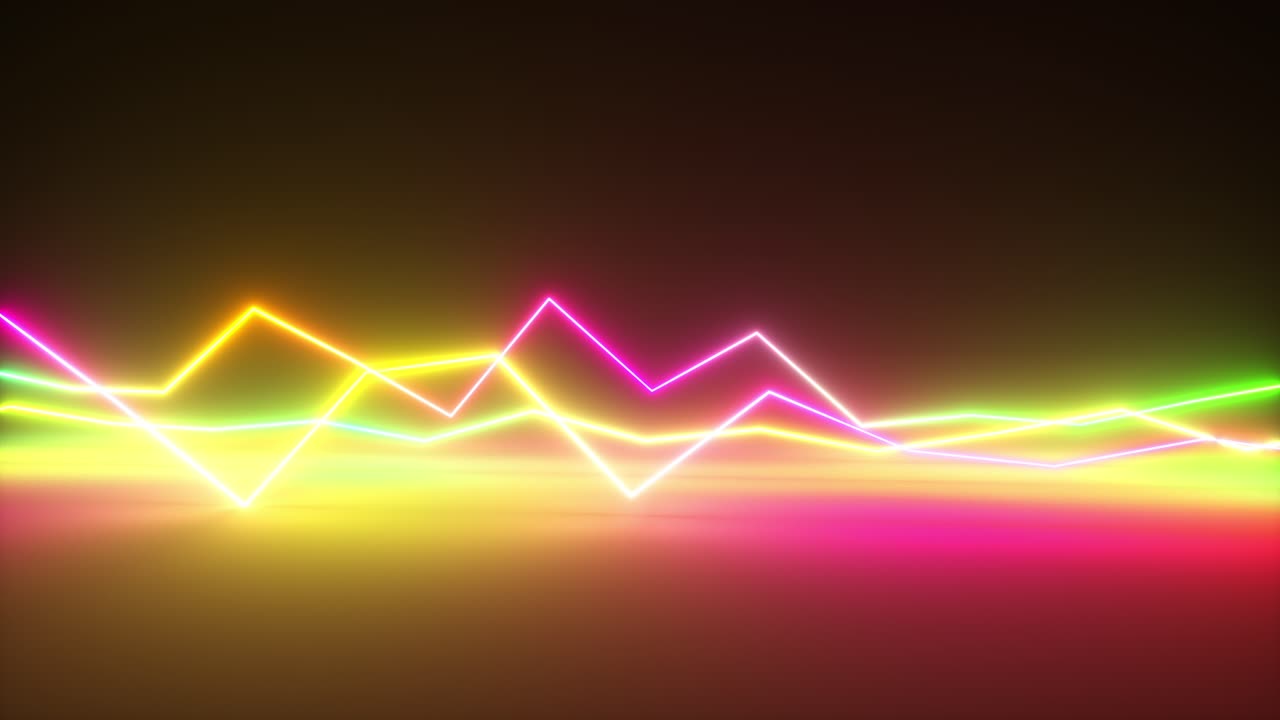 Neon Chart Visualization