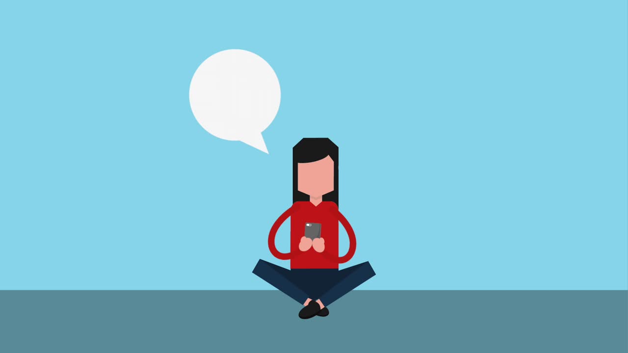 장치 사람 소셜 미디어