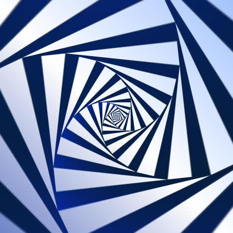 hypnotic blue and white spiral optical illusion