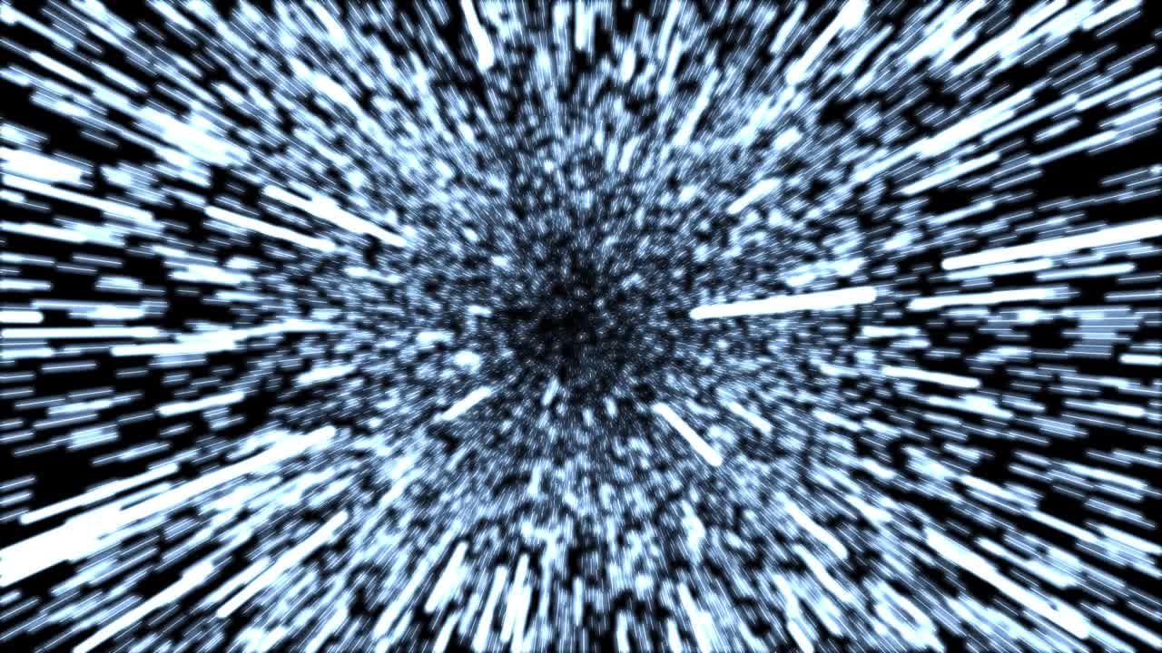 salto hiperespacial a la velocidad de la luz