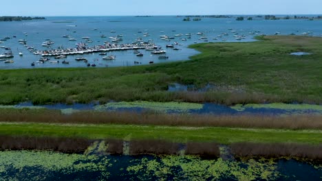 boat party at michigan's lake st. clair