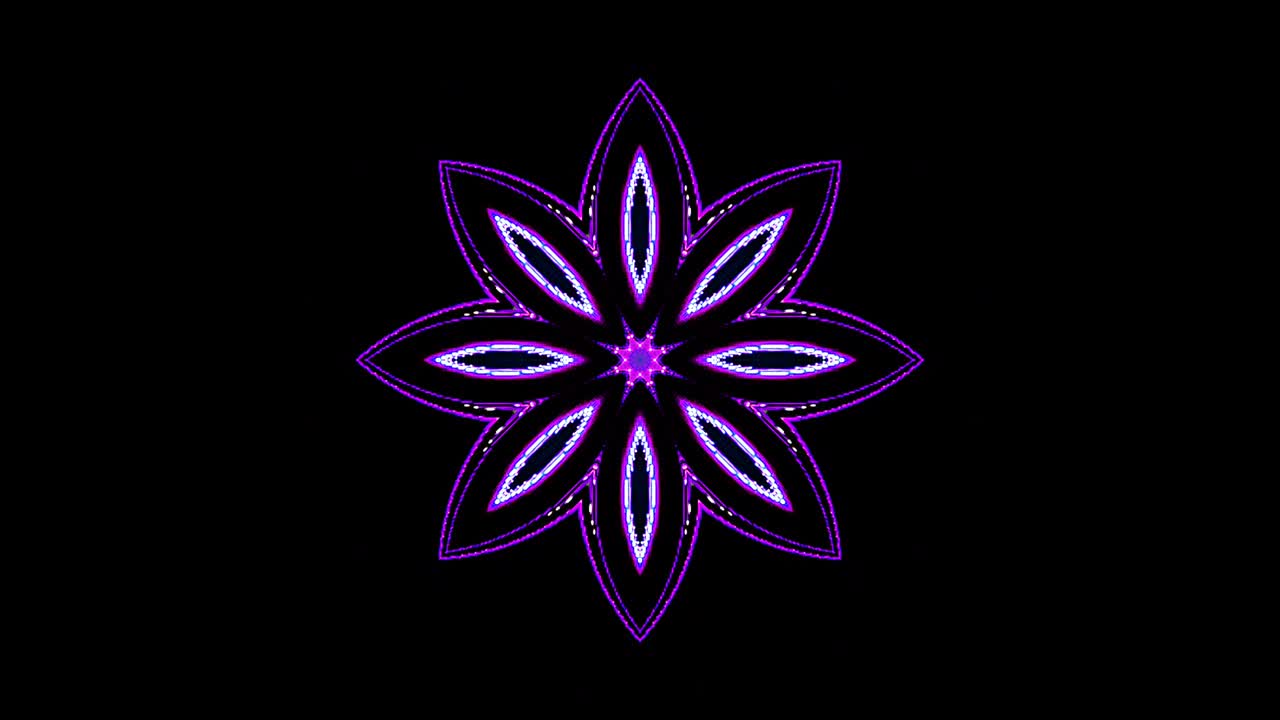 Bright abstract light governing full color, kaleidoscope