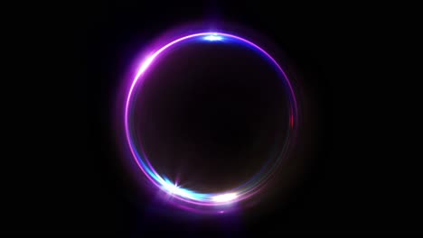 abstract neon circle background