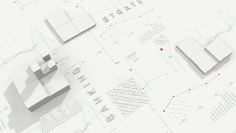 generic banking background, business presentation intro, infographics, charts