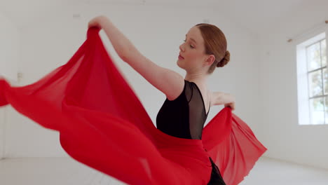 dance, art and creative with ballet woman