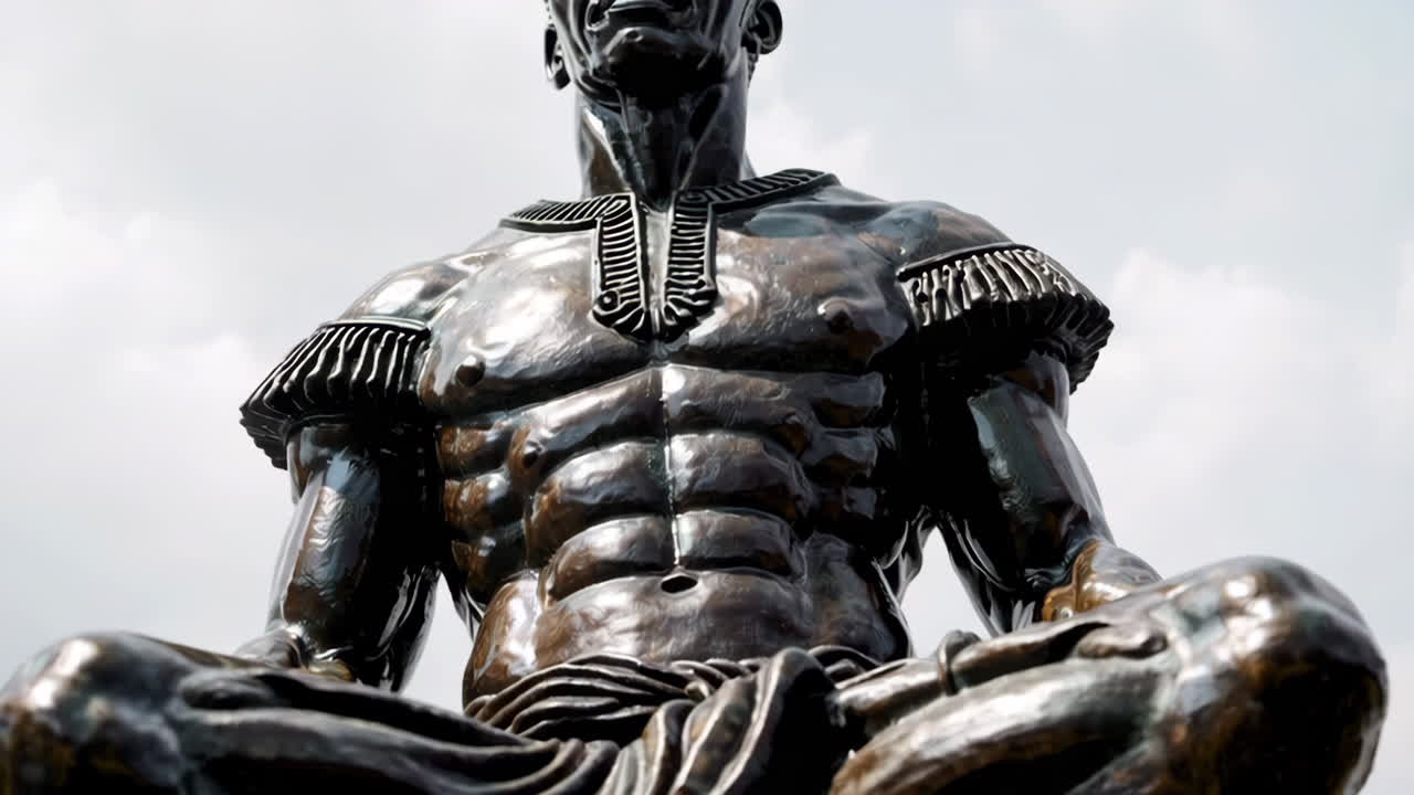 Bronze Statue of a Historical Figure