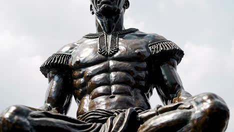 bronze statue of a historical figure