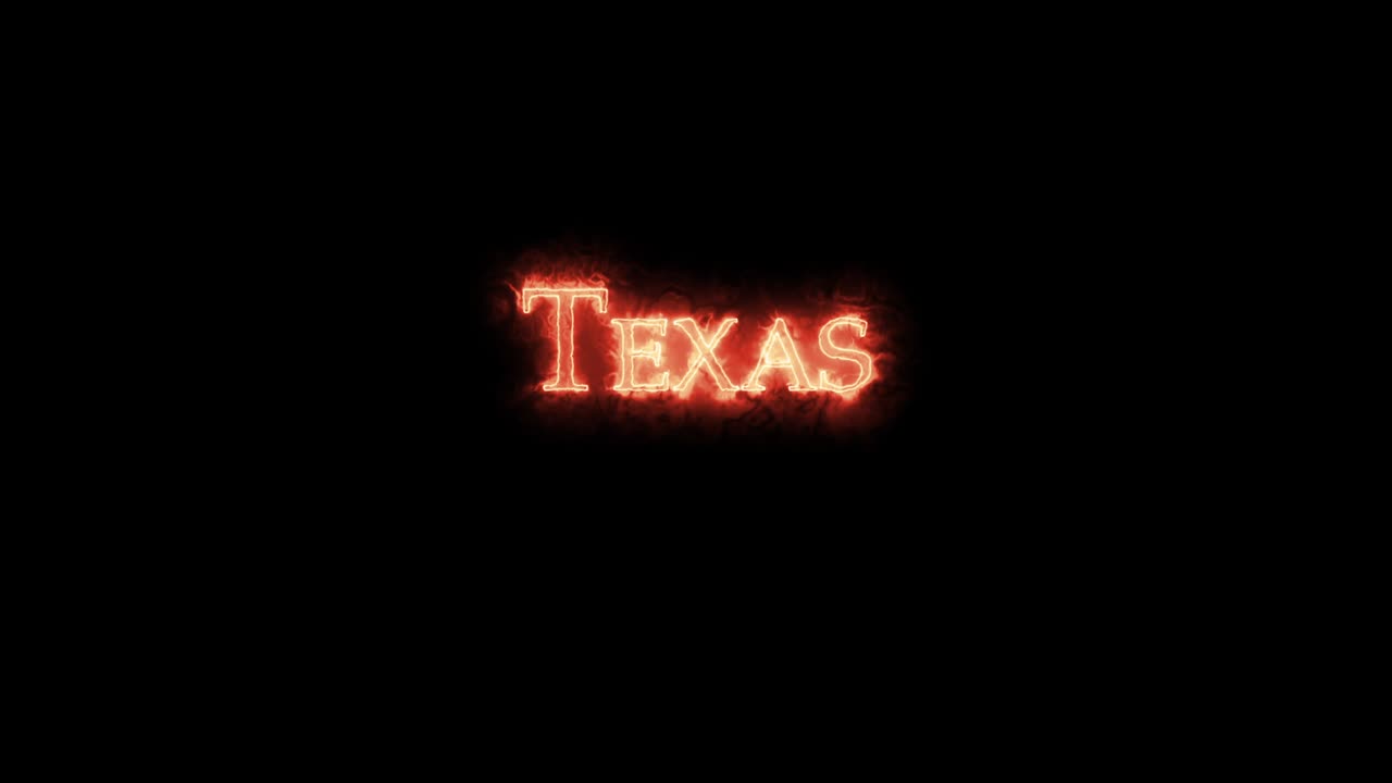 texas escrito con fuego.
