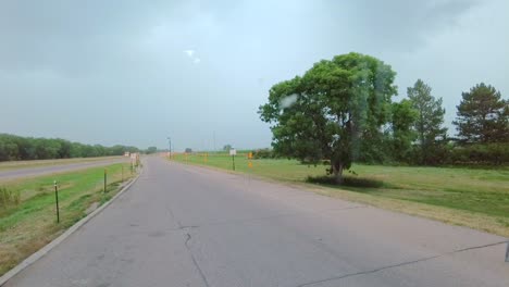 time lapse as a storm rolls in
