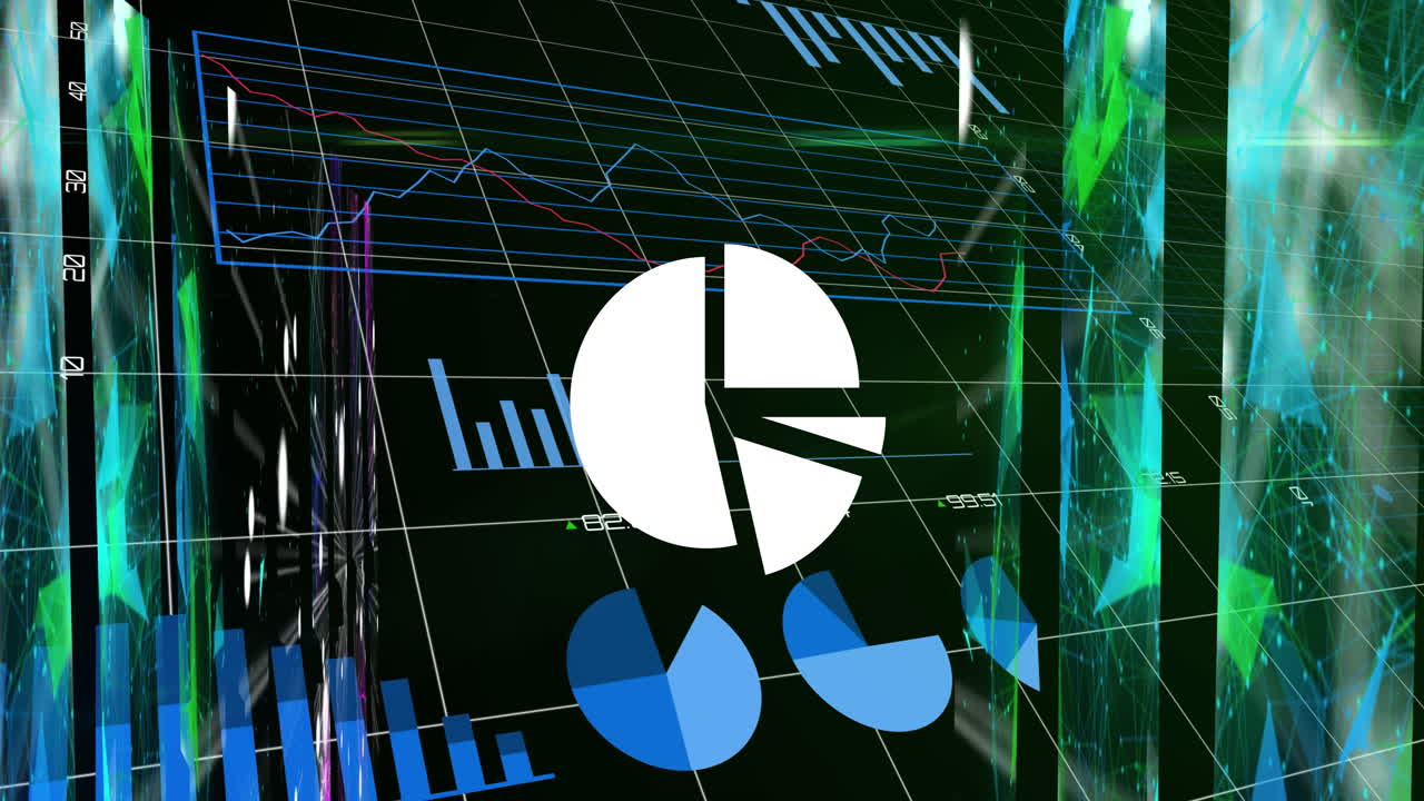 animación de las estadísticas y el procesamiento de datos financieros en la red