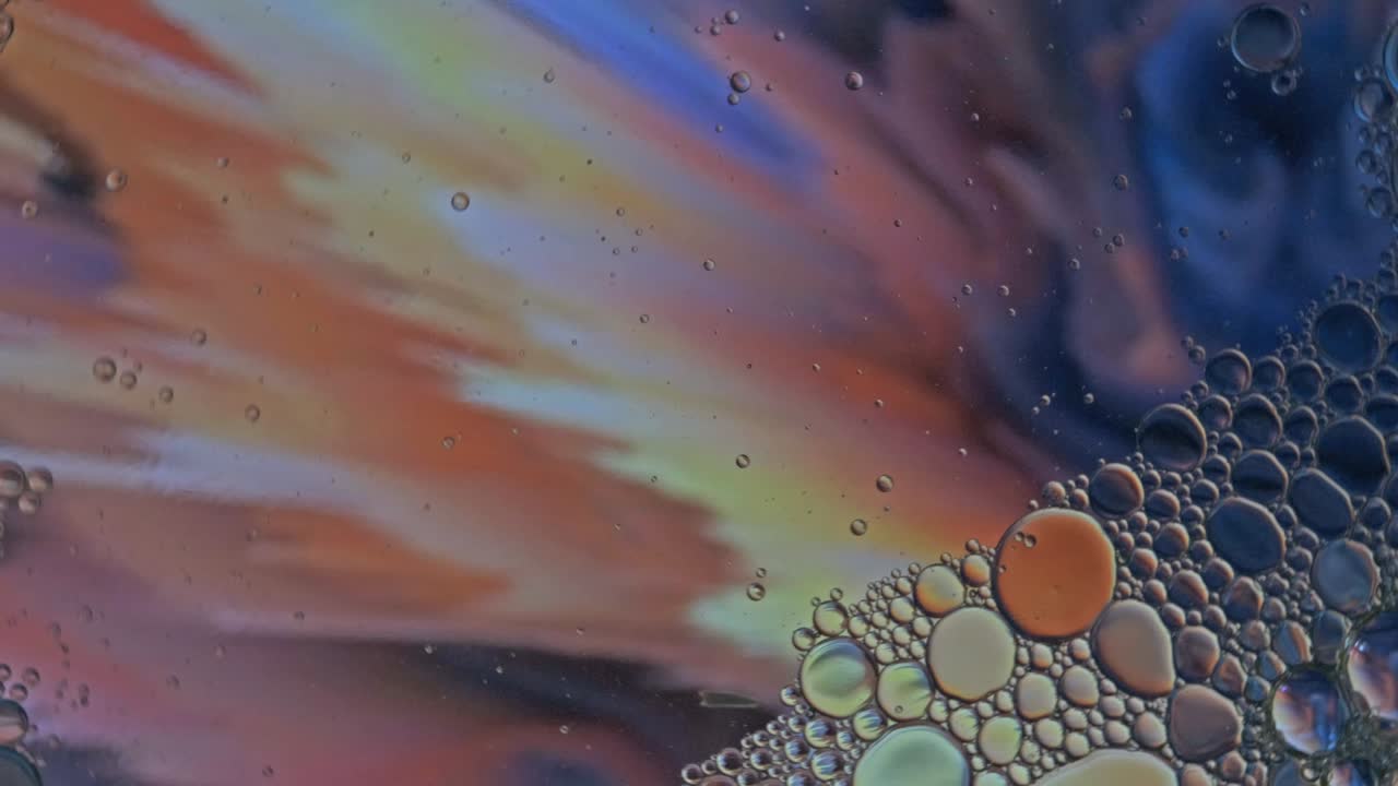 Abstract background with colorful gradient colors.