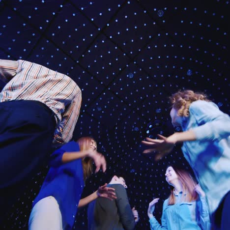 young people dancing in a disco club 2