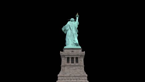 statue of liberty looped