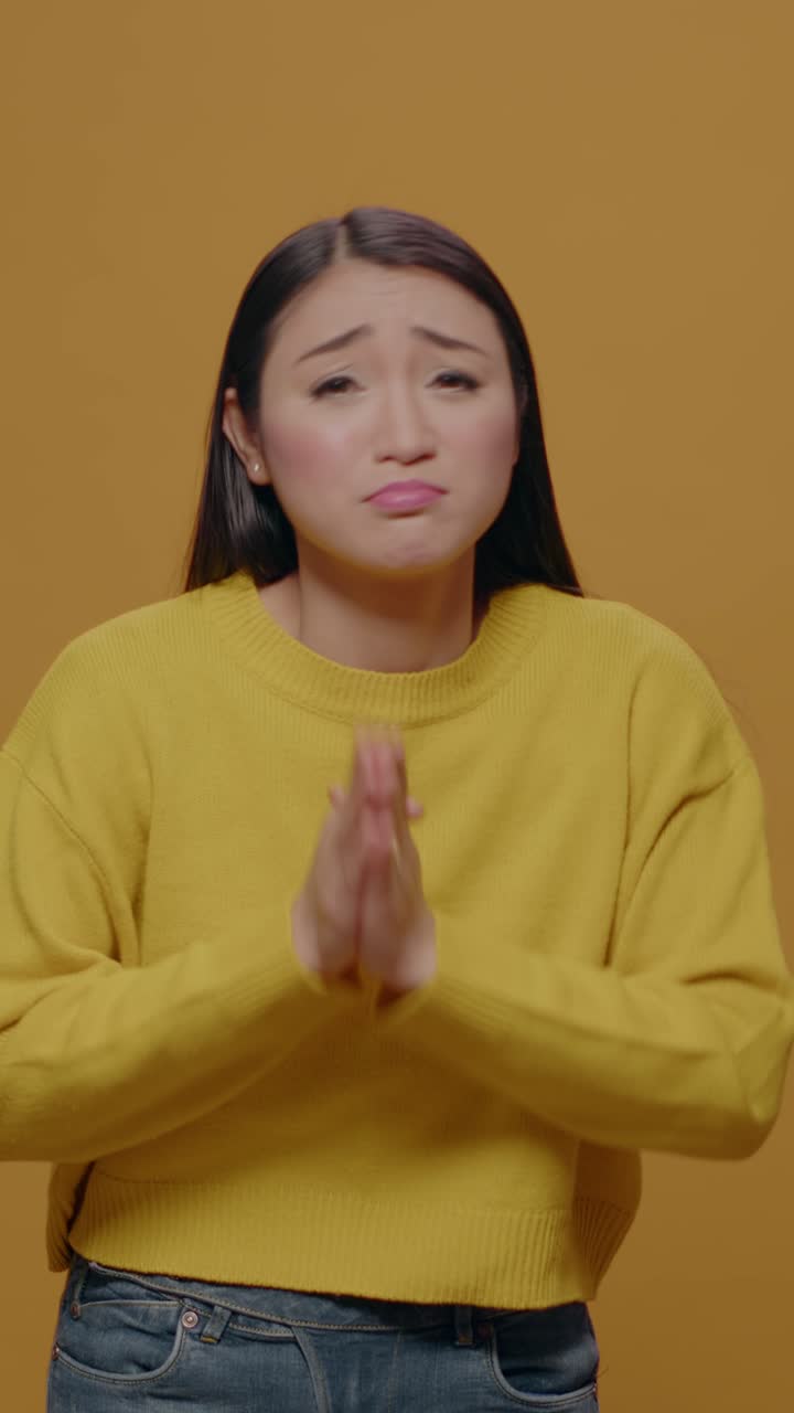 Woman Pleading for Help