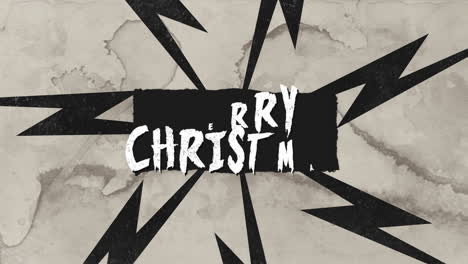 feliz navidad en textura hipster gris con rayos