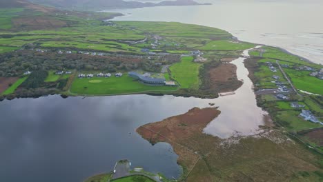 sunset aerial, travel destinations ireland, idyllic remote accommodation
