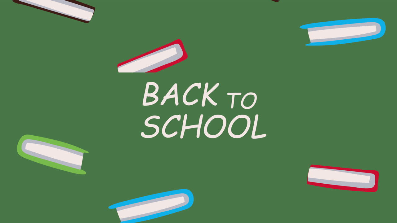 책 패턴으로 학교로 돌아가는 글자