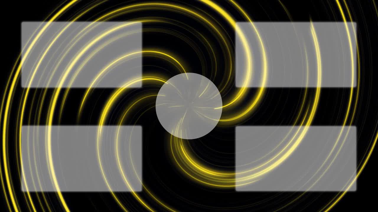 보르텍스 네온 엔드 카드 엔딩 스크린 모션 그래픽