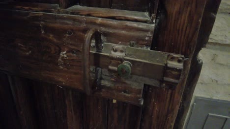 medieval-wooden-castle-door-and-dead-bolt-slide-lock