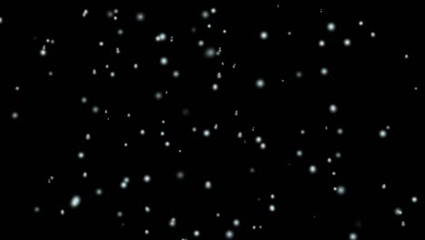 snow effect and increase heavy by time and soft in the end black screen