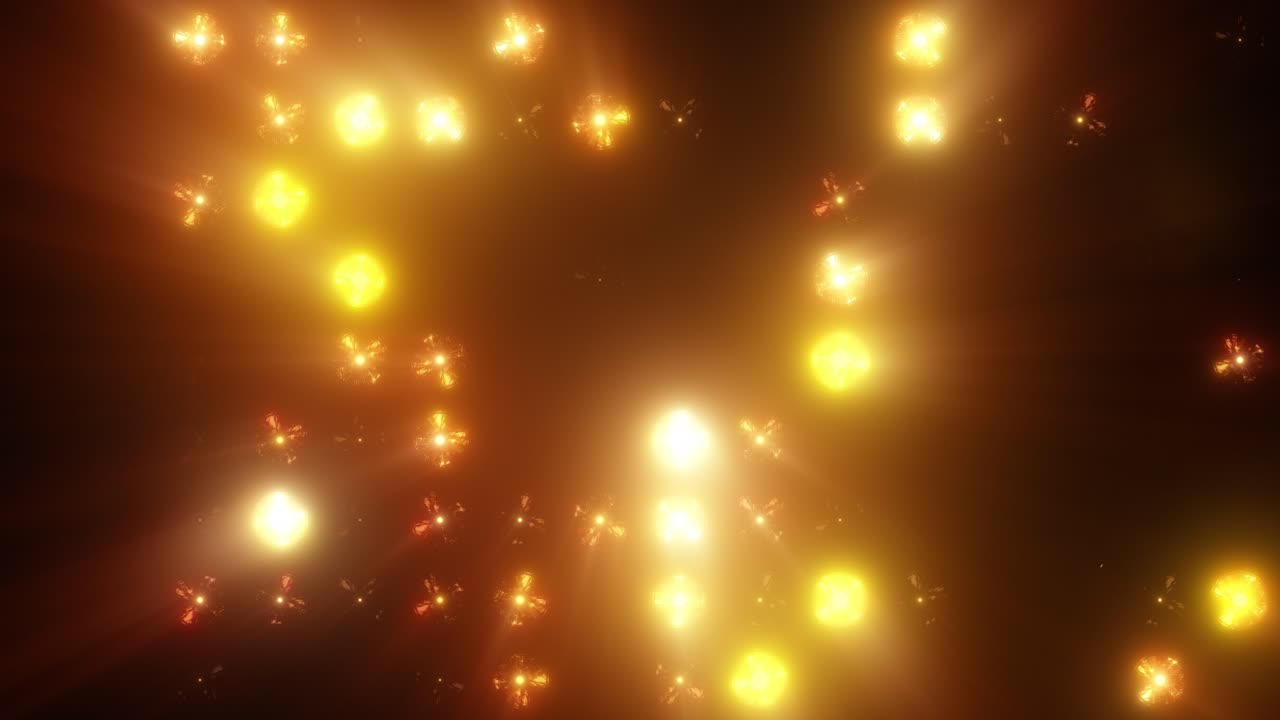 Abstract Glowing Light Pattern
