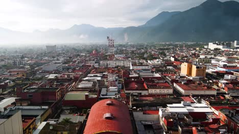 take of view in mountains in veracruz