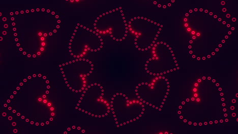 patrón de corazones rojos audaces elemento de diseño versátil para sitios web, aplicaciones y decoración