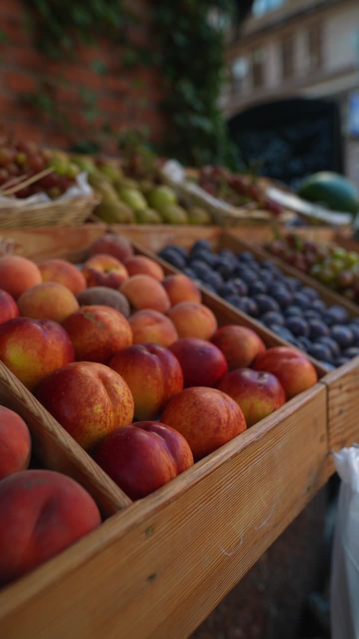 Fruits frais sur un marché en plein air