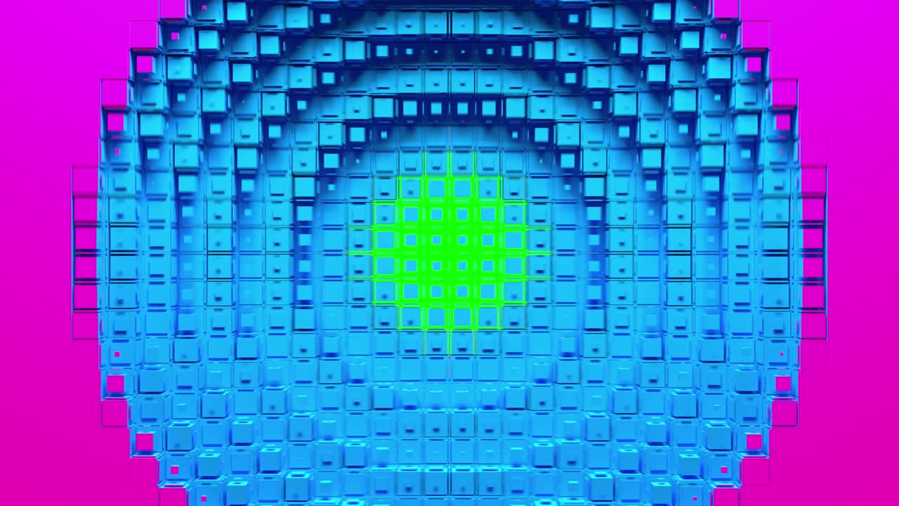 Voxel-Kreislöcher und Ringe
