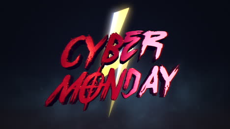 Cyber-Monday-Mit-Blitzen-Im-Stil-Der-80er