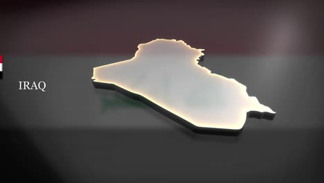 3d animated map of iraq