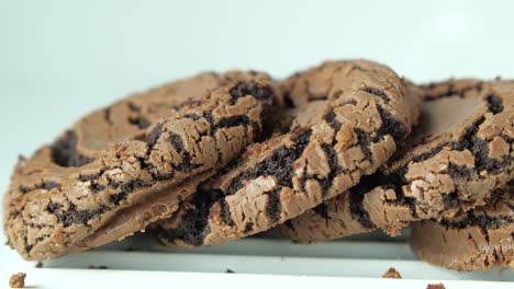 chocolate chip cookies close-up