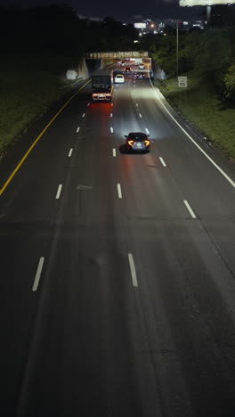 Night Highway View