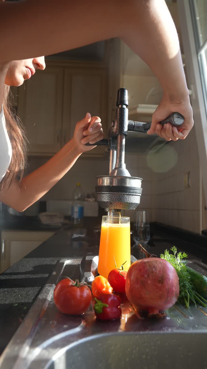 Making Orange Juice at Home