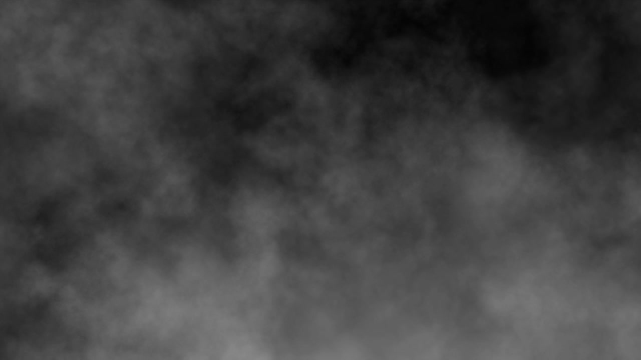 Loopable Full Smoke Animation: Gray Smoke against Black Background, Seamlessly Looping Visual for Special Effects, Compositing, and Atmospheric Enhancements