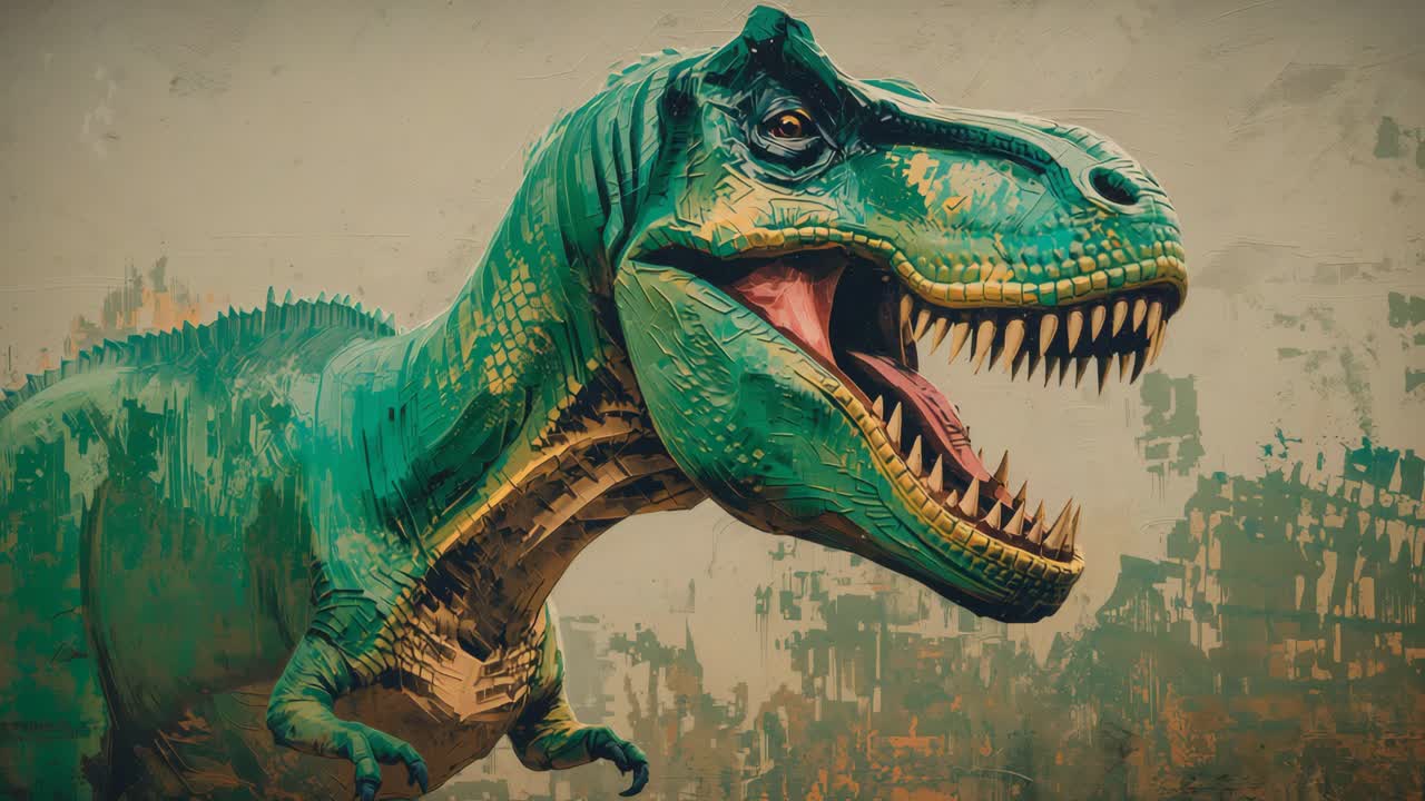 Illustration of a Tyrannosaurus Rex