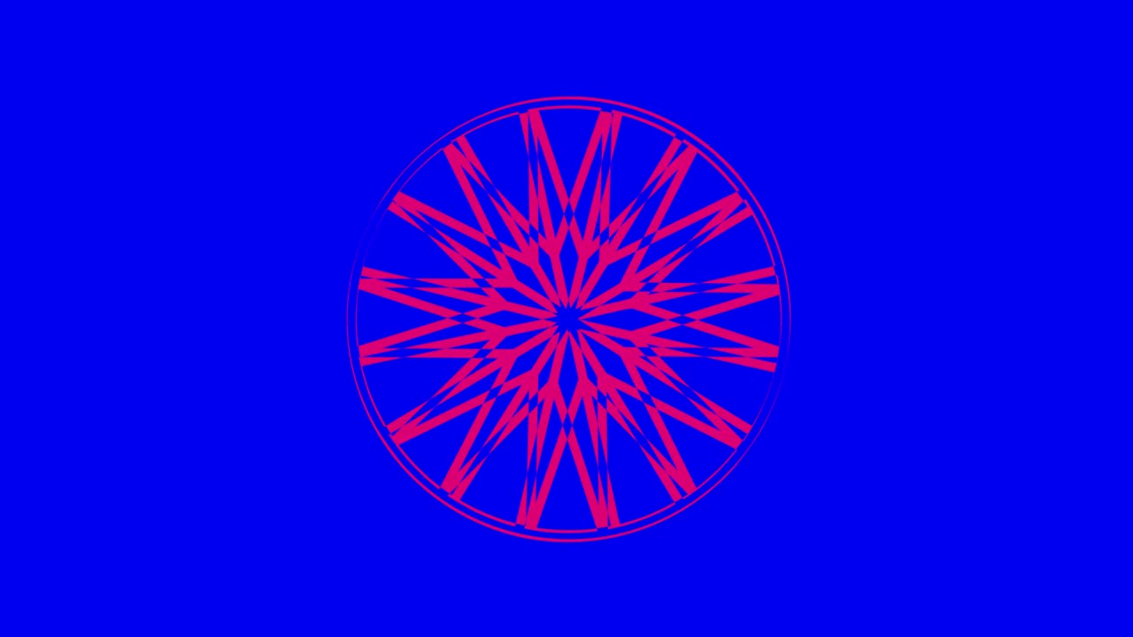 modelo de video 4k con efecto estroboscópico e hipnótico, en formato de video 16: 9.