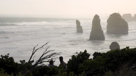 scenic view of twelve apostles rock formations