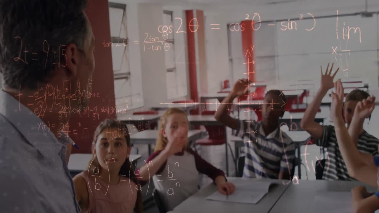 animación de ecuaciones matemáticas sobre el aprendizaje de los escolares