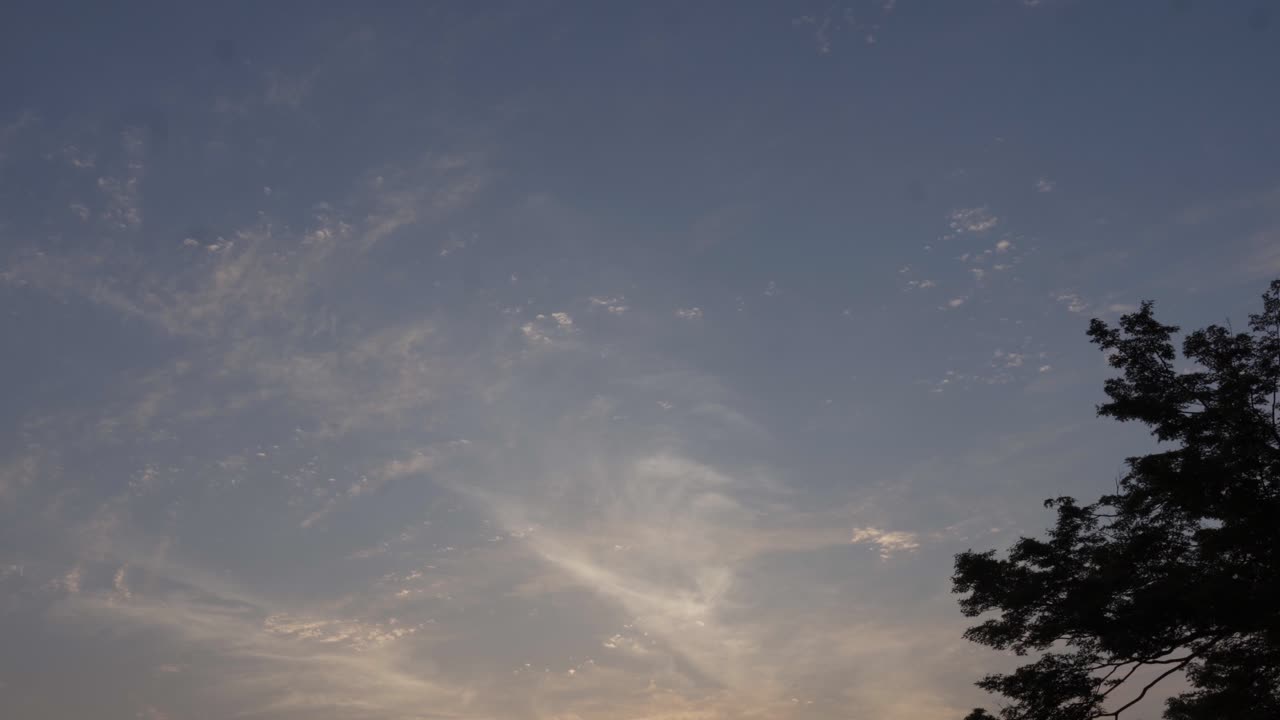 Sunset over City and Mountains