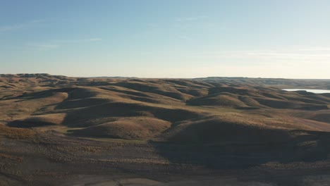 Vista-Orbital-De-Una-Vasta-área-De-Colinas-En-Dakota-Del-Sur