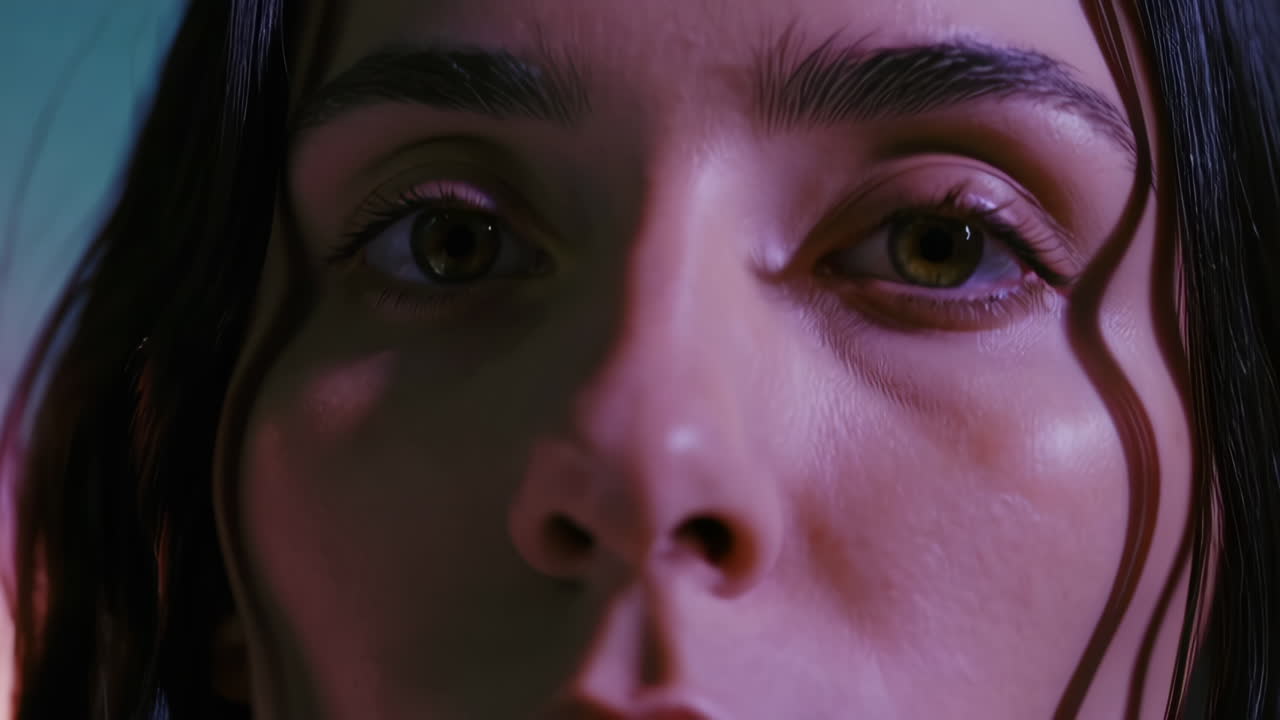 retrato en primer plano de una mujer