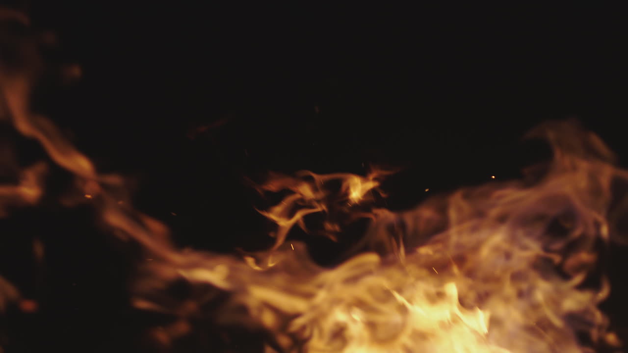 primer plano de las llamas del fuego
