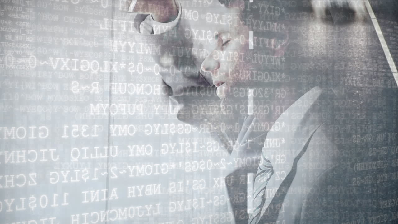 사업가 와 거리 사람